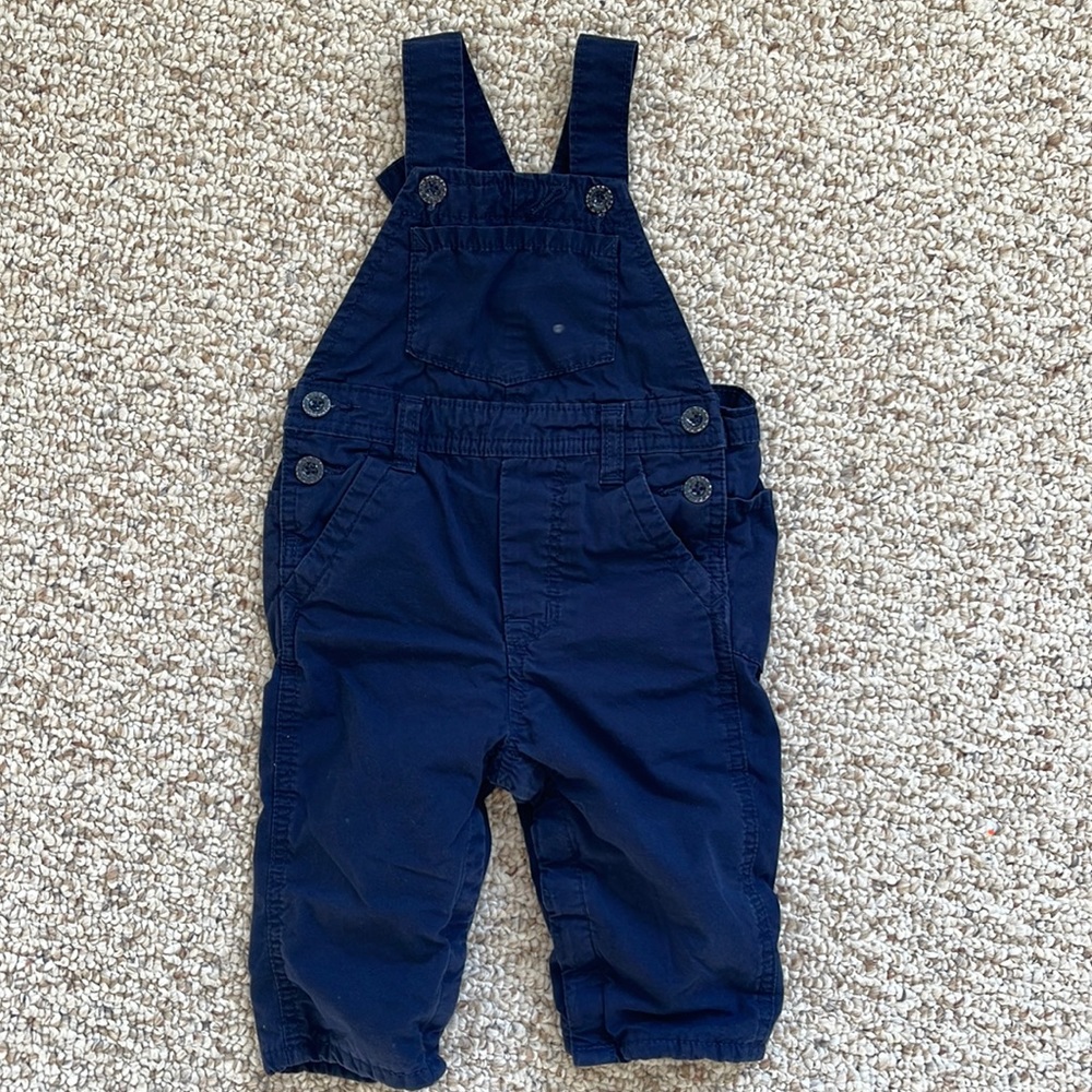 Baby gap navy overalls